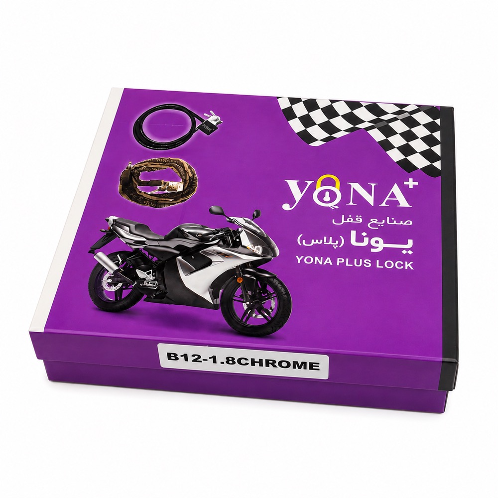 قفل کابلی موتورسیکلت YONA+ - تصویر 6